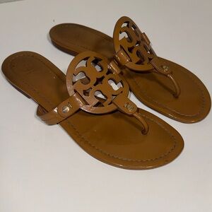 Tory Burch Tan Leather Sandals
